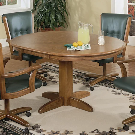 Customizable Casual Oval Table